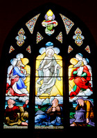 West window of St Philip's Church Dorridge (Nov 2017)