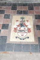 floor design on south side  entrance to nave