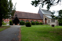 Exterior of south side of church (May 2019)
